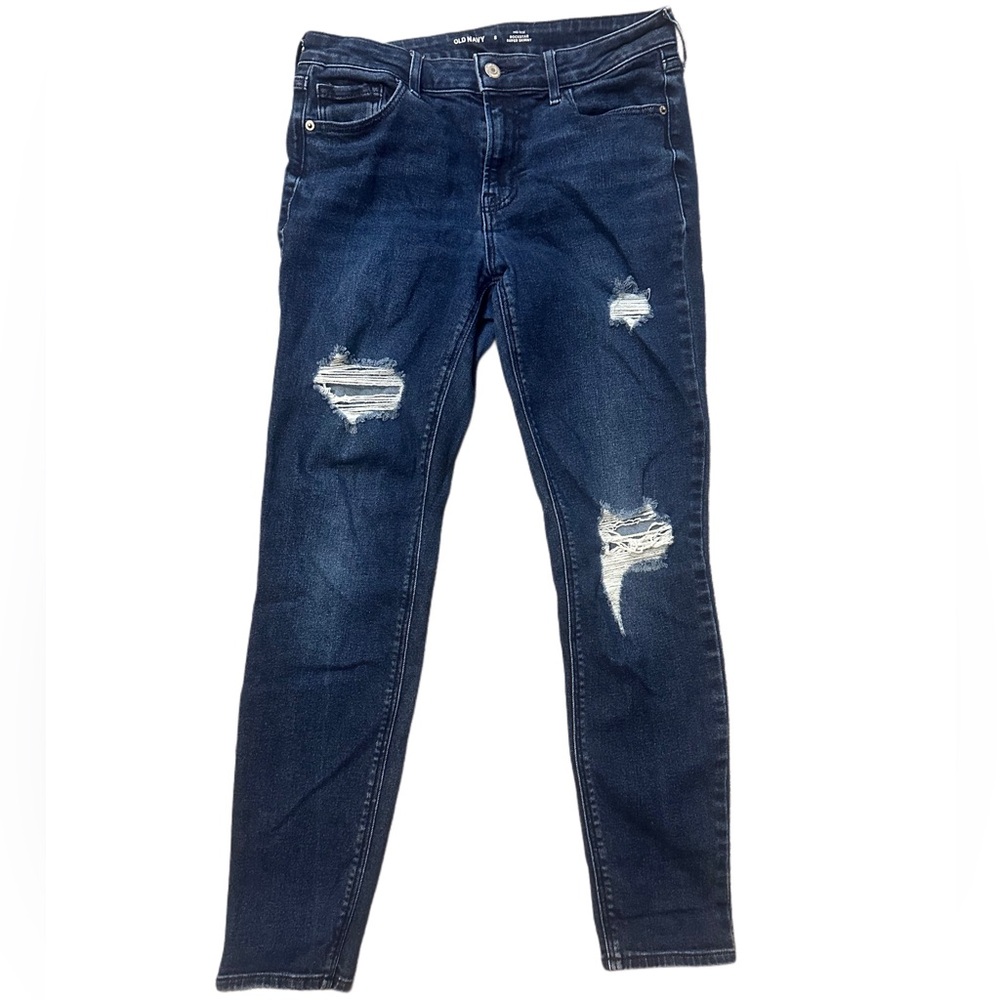 Old Navy Mid-Rise Rockstar Super Skinny Jeans - 8